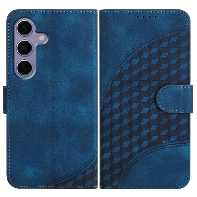YX0060 Custodia in pelle per telefono con testa di elefante in rilievo e cordino, For Samsung Galaxy S26 5G, For Samsung Galaxy S25 FE 5G, For Samsung Galaxy S25 5G