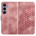 YX0060 Custodia in pelle per telefono con testa di elefante in rilievo e cordino, For Samsung Galaxy S26 5G, For Samsung Galaxy S25 FE 5G, For Samsung Galaxy S25 5G