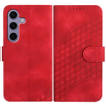 YX0060 Custodia in pelle per telefono con testa di elefante in rilievo e cordino, For Samsung Galaxy S26 5G, For Samsung Galaxy S25 FE 5G, For Samsung Galaxy S25 5G