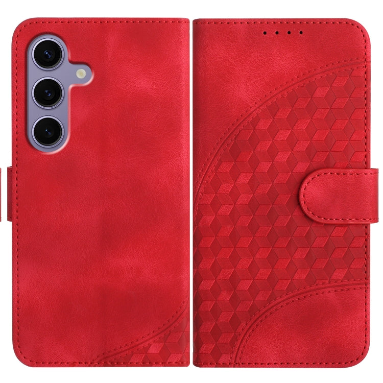 YX0060 Custodia in pelle per telefono con testa di elefante in rilievo e cordino, For Samsung Galaxy S26 5G, For Samsung Galaxy S25 FE 5G, For Samsung Galaxy S25 5G