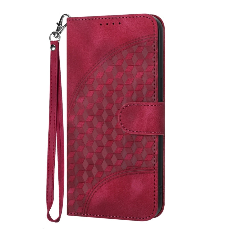 YX0060 Custodia in pelle per telefono con testa di elefante in rilievo e cordino, For Samsung Galaxy S25+ 5G, For Samsung Galaxy S25 Ultra 5G
