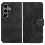 YX0060 Custodia in pelle per telefono con testa di elefante in rilievo e cordino, For Samsung Galaxy S25+ 5G, For Samsung Galaxy S25 Ultra 5G