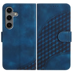 YX0060 Custodia in pelle per telefono con testa di elefante in rilievo e cordino, For Samsung Galaxy S25+ 5G, For Samsung Galaxy S25 Ultra 5G