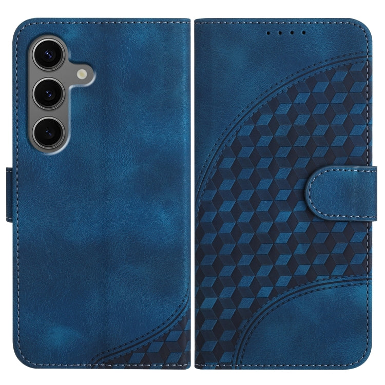 YX0060 Custodia in pelle per telefono con testa di elefante in rilievo e cordino, For Samsung Galaxy S25+ 5G, For Samsung Galaxy S25 Ultra 5G