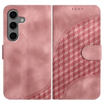 YX0060 Custodia in pelle per telefono con testa di elefante in rilievo e cordino, For Samsung Galaxy S25+ 5G, For Samsung Galaxy S25 Ultra 5G