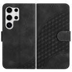 YX0060 Custodia in pelle per telefono con testa di elefante in rilievo e cordino, For Samsung Galaxy S25+ 5G, For Samsung Galaxy S25 Ultra 5G