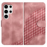 YX0060 Custodia in pelle per telefono con testa di elefante in rilievo e cordino, For Samsung Galaxy S25+ 5G, For Samsung Galaxy S25 Ultra 5G