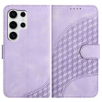 YX0060 Custodia in pelle per telefono con testa di elefante in rilievo e cordino, For Samsung Galaxy S25+ 5G, For Samsung Galaxy S25 Ultra 5G