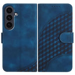 YX0060 Custodia in pelle per telefono con testa di elefante in rilievo e cordino, For Samsung Galaxy S26 5G, For Samsung Galaxy S25 FE 5G, For Samsung Galaxy S25 5G