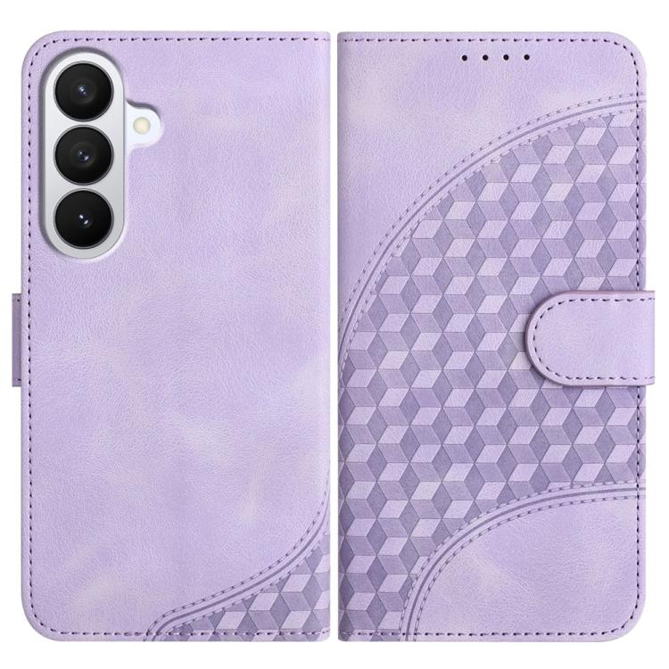 YX0060 Custodia in pelle per telefono con testa di elefante in rilievo e cordino, For Samsung Galaxy S26 5G, For Samsung Galaxy S25 FE 5G, For Samsung Galaxy S25 5G