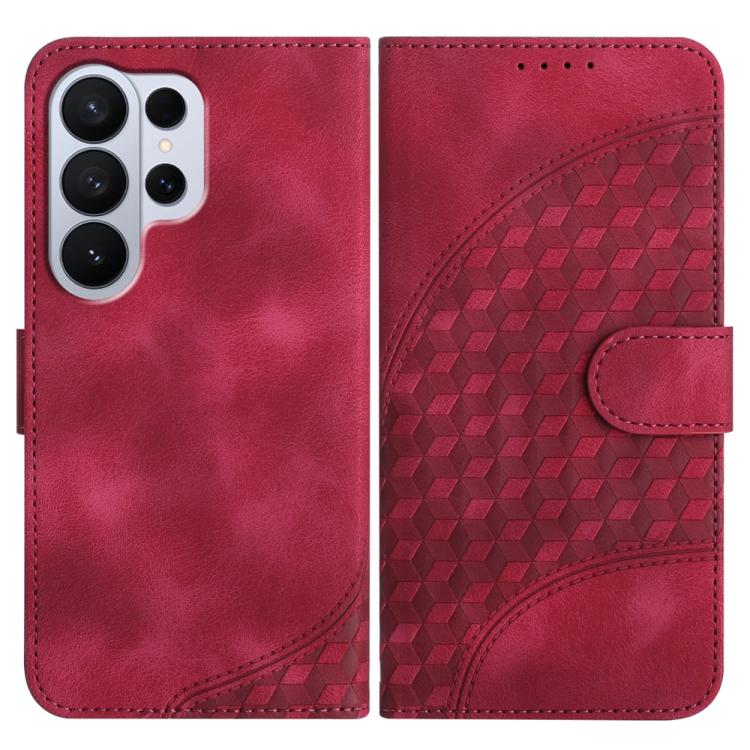 YX0060 Custodia in pelle per telefono con testa di elefante in rilievo e cordino, For Galaxy S26 FE 5G, For Samsung Galaxy S26 Edge 5G, For Samsung Galaxy S26 Ultra 5G