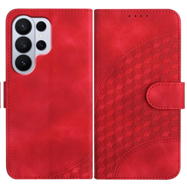 YX0060 Custodia in pelle per telefono con testa di elefante in rilievo e cordino, For Galaxy S26 FE 5G, For Samsung Galaxy S26 Edge 5G, For Samsung Galaxy S26 Ultra 5G