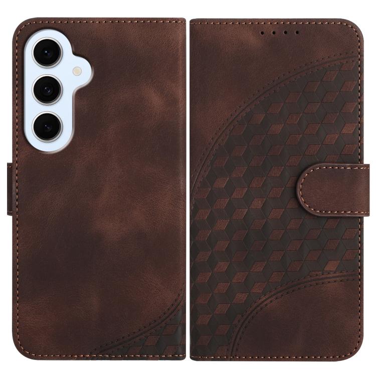 YX0060 Custodia in pelle per telefono con testa di elefante in rilievo e cordino, For Galaxy S26 FE 5G, For Samsung Galaxy S26 Edge 5G, For Samsung Galaxy S26 Ultra 5G
