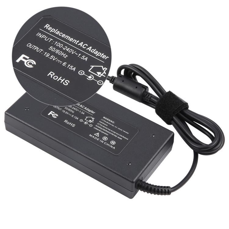 Adattatore di alimentazione per notebook portatile 120W 19,5V 6,15A per HP 4,5 x 3,0, EU Plug, US Plug, UK Plug, AU Plug