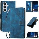 YX0080 Custodia per telefono in pelle con motivo a farfalla in rilievo e cordino, For Galaxy S26 FE 5G, For Samsung Galaxy S26 Edge 5G, For Samsung Galaxy S26 Ultra 5G, For Samsung Galaxy S26 5G