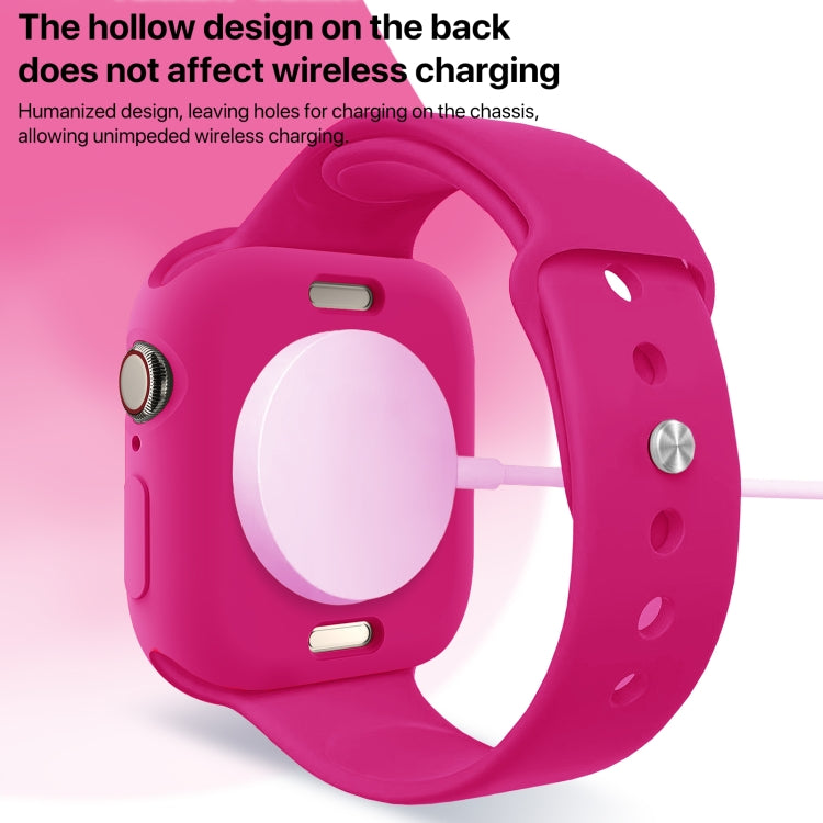 Custodia per orologio Candy TPU a mezza copertura, For Apple Watch Series 11 / 10 46mm
