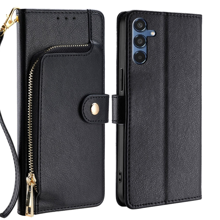 Custodia per telefono in pelle con cerniera, For Galaxy A57 5G, For Galaxy A37 5G, For Samsung Galaxy A17 5G, For Samsung Galaxy F06 5G, For Samsung Galaxy M35 5G, For Samsung Galaxy Xcover 7 Pro 5G