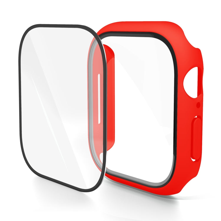 Cassa dell'orologio con pellicola temperata integrata nel PC, For Apple Watch Series 10 / 11 46mm