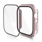 Cassa dell'orologio con pellicola temperata integrata nel PC, For Apple Watch Series 10 / 11 46mm