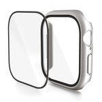 Cassa dell'orologio con pellicola temperata integrata nel PC, For Apple Watch Series 10 / 11 46mm