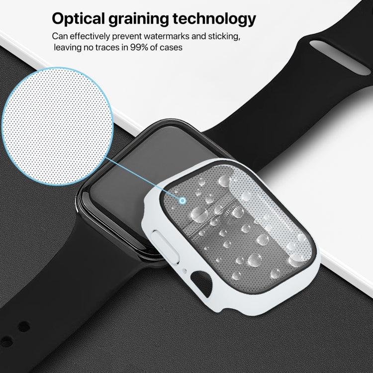 Cassa dell'orologio con pellicola temperata integrata nel PC, For Apple Watch Series 10 / 11 42mm