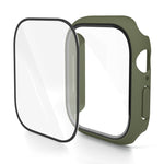 Cassa dell'orologio con pellicola temperata integrata nel PC, For Apple Watch Series 10 / 11 42mm