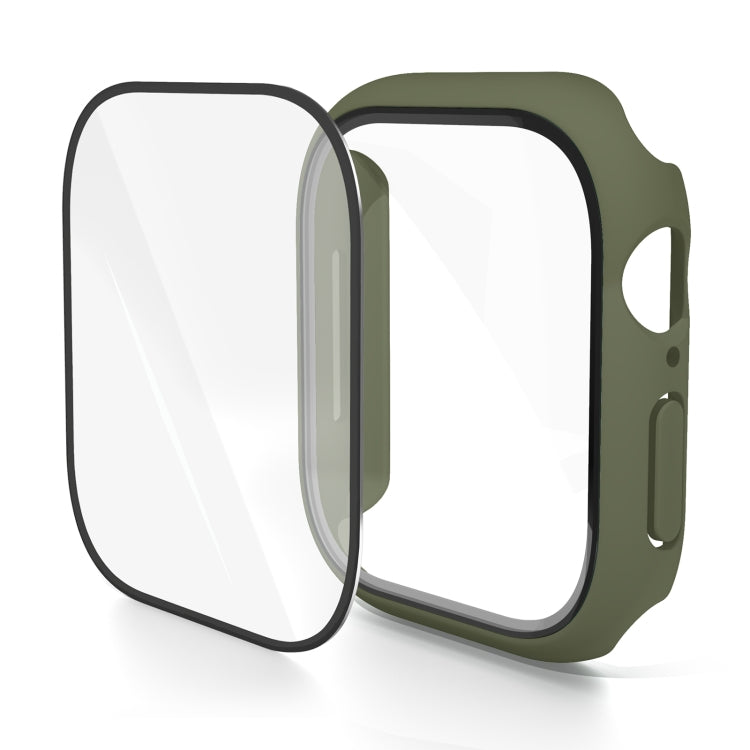 Cassa dell'orologio con pellicola temperata integrata nel PC, For Apple Watch Series 10 / 11 42mm