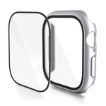 Cassa dell'orologio con pellicola temperata integrata nel PC, For Apple Watch Series 10 / 11 42mm