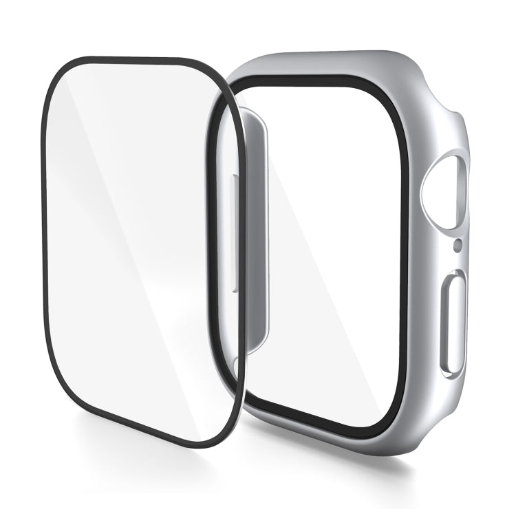 Cassa dell'orologio con pellicola temperata integrata nel PC, For Apple Watch Series 10 / 11 42mm