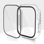 Cassa dell'orologio con pellicola temperata integrata nel PC, For Apple Watch Series 10 / 11 42mm
