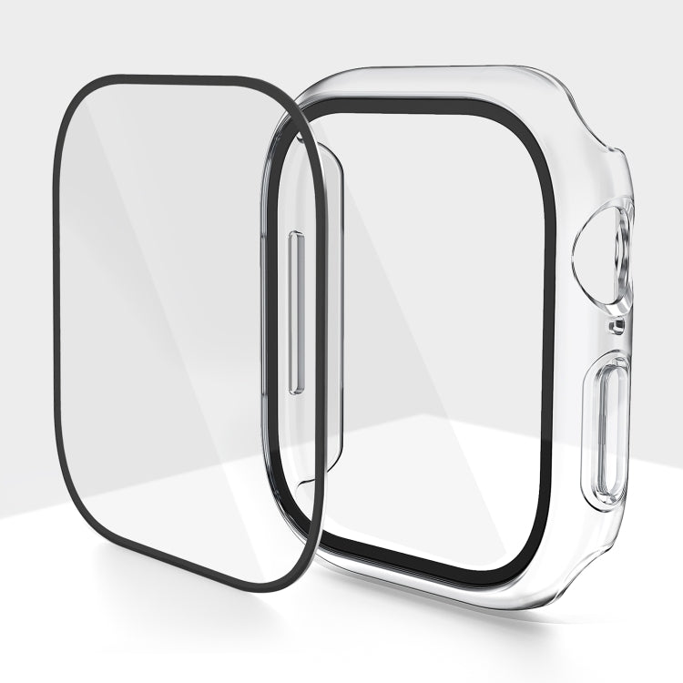 Cassa dell'orologio con pellicola temperata integrata nel PC, For Apple Watch Series 10 / 11 42mm
