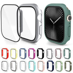 Cassa dell'orologio con pellicola temperata integrata nel PC, For Apple Watch Series 10 / 11 46mm