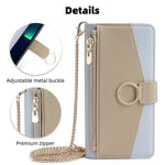 Custodia per telefono in pelle con texture Litchi a tracolla, For Samsung Galaxy M35 5G, For Samsung Galaxy Xcover 7 Pro 5G