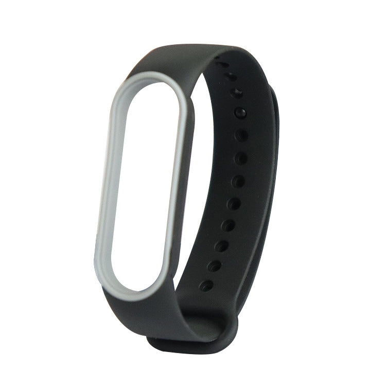 Cinturino di ricambio TPE bicolore per Xiaomi Mi Band 5