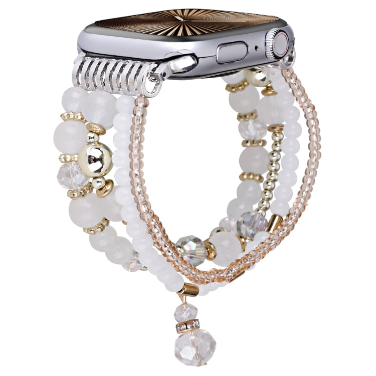 Cinturino per orologio con catena a quattro file di perline di rame, For Apple Watch 46mm / 49mm / 45mm / 44mm, For Apple Watch 42mm / 41mm / 40mm / 38mm