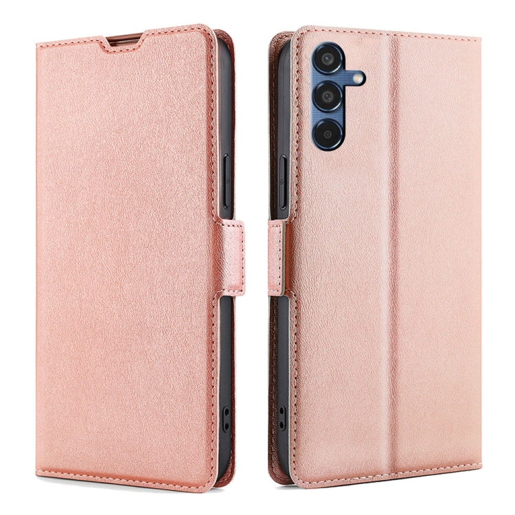 Custodia per telefono in pelle con fibbia laterale ultra sottile e flip orizzontale, For Galaxy A57 5G, For Galaxy A37 5G, For Samsung Galaxy A17 5G, For Samsung Galaxy F06 5G, For Samsung Galaxy M35 5G, For Samsung Galaxy Xcover 7 Pro 5G