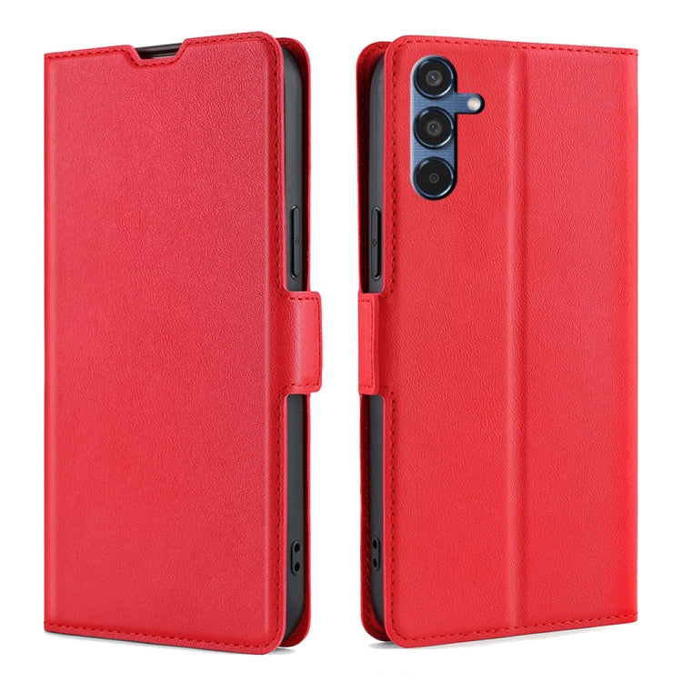 Custodia per telefono in pelle con fibbia laterale ultra sottile e flip orizzontale, For Galaxy A57 5G, For Galaxy A37 5G, For Samsung Galaxy A17 5G, For Samsung Galaxy F06 5G, For Samsung Galaxy M35 5G, For Samsung Galaxy Xcover 7 Pro 5G