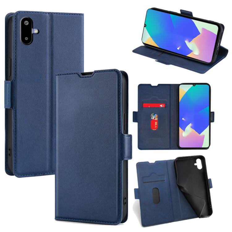 Custodia per telefono in pelle con fibbia laterale ultra sottile e flip orizzontale, For Galaxy A57 5G, For Galaxy A37 5G, For Samsung Galaxy A17 5G, For Samsung Galaxy F06 5G, For Samsung Galaxy M35 5G, For Samsung Galaxy Xcover 7 Pro 5G