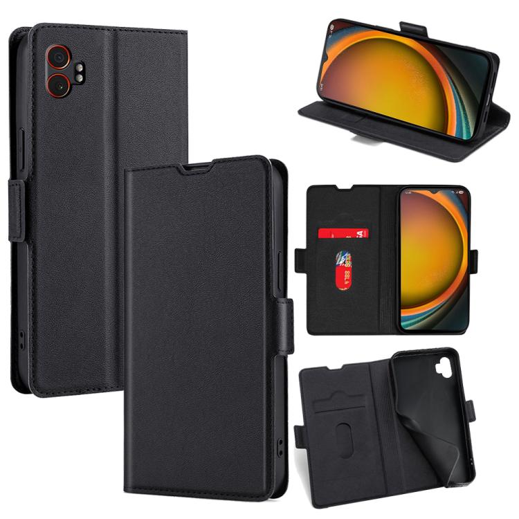 Custodia per telefono in pelle con fibbia laterale ultra sottile e flip orizzontale, For Galaxy A57 5G, For Galaxy A37 5G, For Samsung Galaxy A17 5G, For Samsung Galaxy F06 5G, For Samsung Galaxy M35 5G, For Samsung Galaxy Xcover 7 Pro 5G