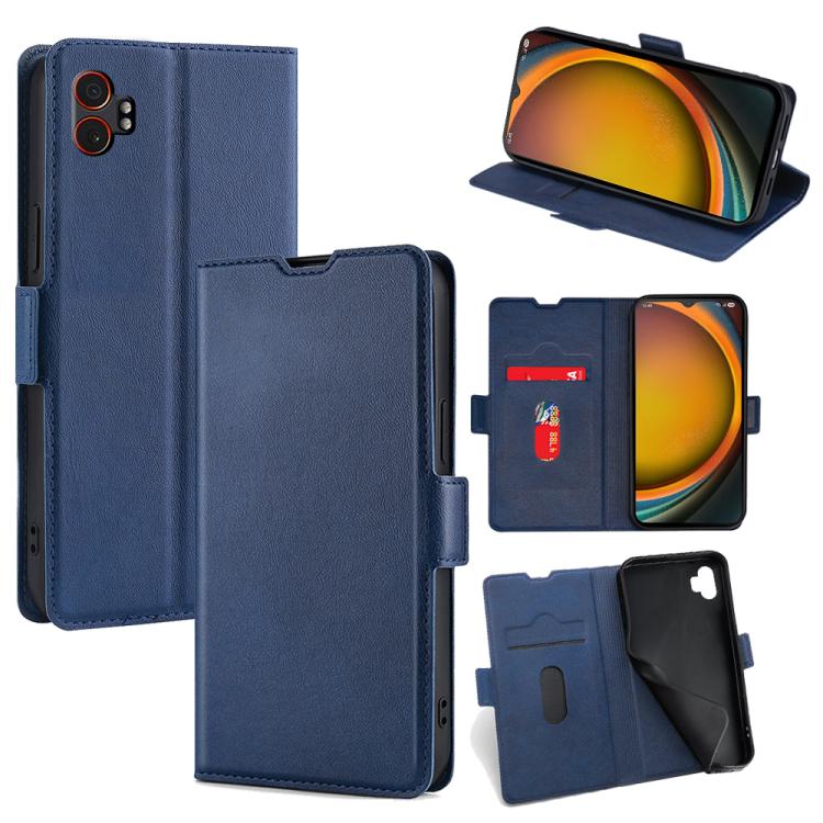 Custodia per telefono in pelle con fibbia laterale ultra sottile e flip orizzontale, For Galaxy A57 5G, For Galaxy A37 5G, For Samsung Galaxy A17 5G, For Samsung Galaxy F06 5G, For Samsung Galaxy M35 5G, For Samsung Galaxy Xcover 7 Pro 5G