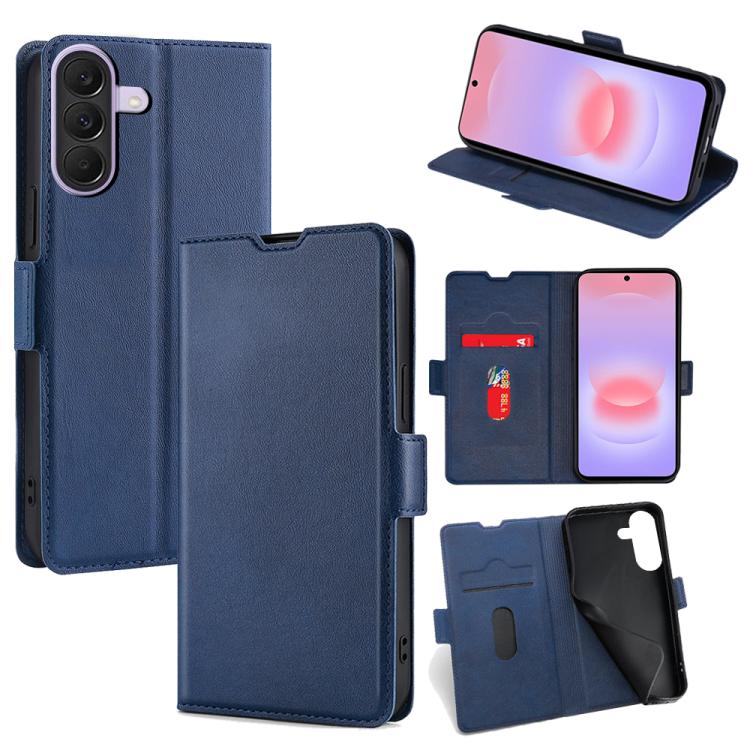 Custodia per telefono in pelle con fibbia laterale ultra sottile e flip orizzontale, For Galaxy A57 5G, For Galaxy A37 5G, For Samsung Galaxy A17 5G, For Samsung Galaxy F06 5G, For Samsung Galaxy M35 5G, For Samsung Galaxy Xcover 7 Pro 5G