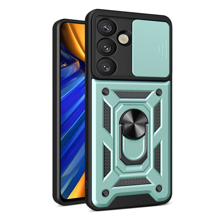 Custodia per telefono TPU+PC con design scorrevole per fotocamera, For Samsung Galaxy S26 5G, For Samsung Galaxy S25 Edge 5G, For Samsung Galaxy S25 5G
