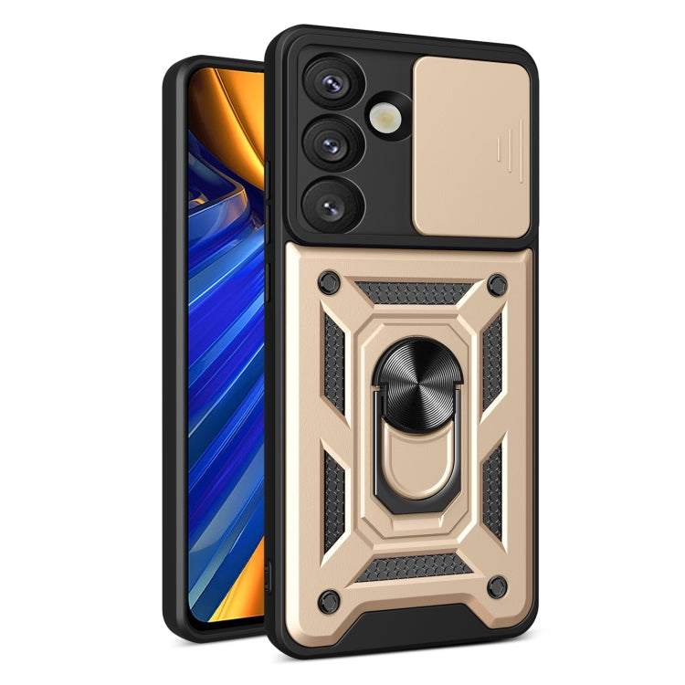 Custodia per telefono TPU+PC con design scorrevole per fotocamera, For Samsung Galaxy S26 5G, For Samsung Galaxy S25 Edge 5G, For Samsung Galaxy S25 5G