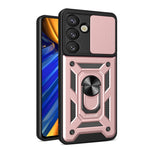 Custodia per telefono TPU+PC con design scorrevole per fotocamera, For Samsung Galaxy S26 5G, For Samsung Galaxy S25 Edge 5G, For Samsung Galaxy S25 5G