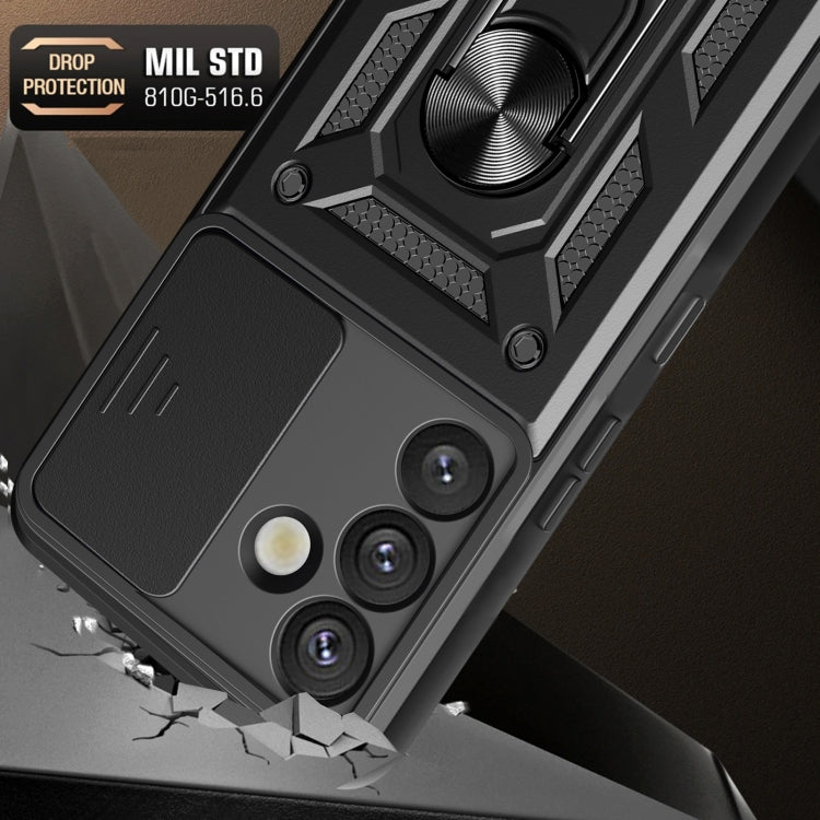 Custodia per telefono TPU+PC con design scorrevole per fotocamera, For Samsung Galaxy S25+ 5G, For Samsung Galaxy S25 Ultra 5G