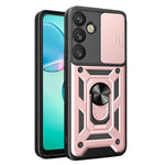 Custodia per telefono TPU+PC con design scorrevole per fotocamera, For Samsung Galaxy S25+ 5G, For Samsung Galaxy S25 Ultra 5G