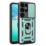 Custodia per telefono TPU+PC con design scorrevole per fotocamera, For Samsung Galaxy S25+ 5G, For Samsung Galaxy S25 Ultra 5G