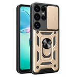 Custodia per telefono TPU+PC con design scorrevole per fotocamera, For Samsung Galaxy S25+ 5G, For Samsung Galaxy S25 Ultra 5G