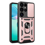 Custodia per telefono TPU+PC con design scorrevole per fotocamera, For Samsung Galaxy S25+ 5G, For Samsung Galaxy S25 Ultra 5G