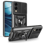 Custodia per telefono TPU+PC con design scorrevole per fotocamera, For Samsung Galaxy S26 5G, For Samsung Galaxy S25 Edge 5G, For Samsung Galaxy S25 5G